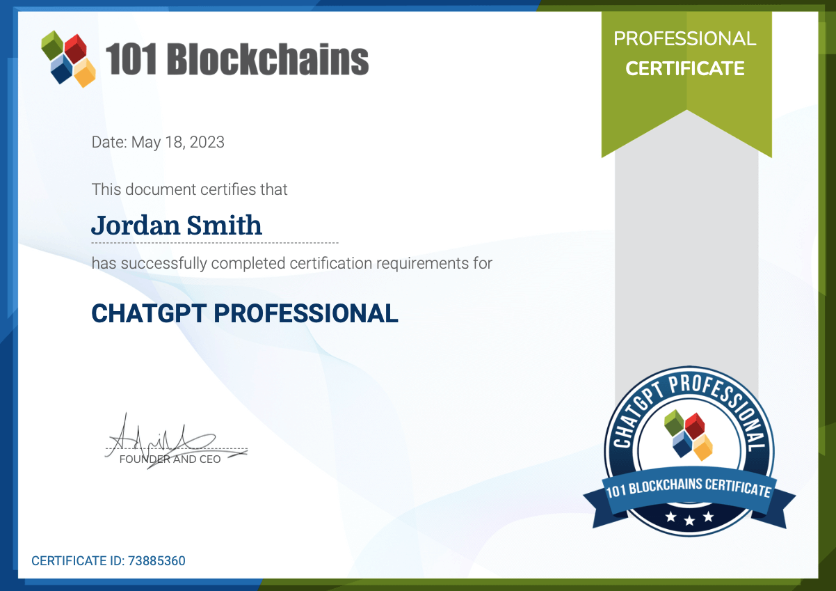 Certified ChatGPT Professional